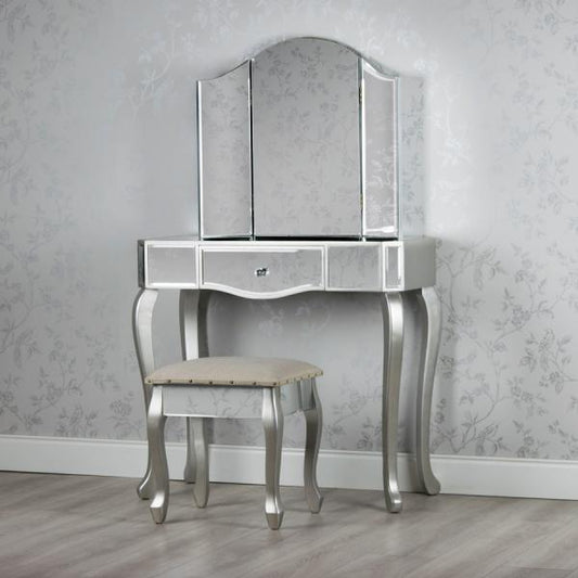 Aimee Dressing table set with free stool and mirror for Collection