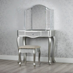 Aimee Dressing table set with free stool and mirror for Collection last one