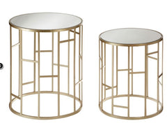 Avantis October Asymmetrical Frame Set Of 2 Tables for collection