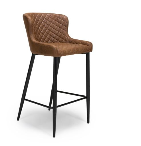 Claudia faux leather bar stools  reduced instore