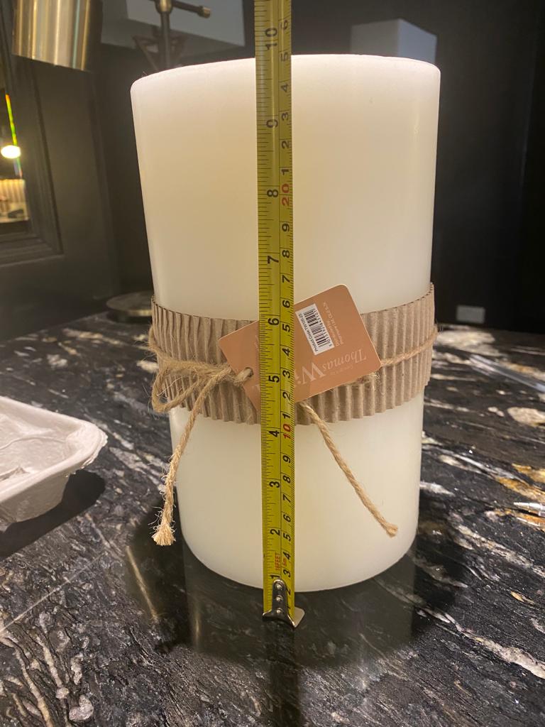 Artificial candle made from real wax FABULOUS narrow
