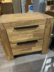 Oak Montreal  bedside cabinet last few available . Less than half price Instore only Sold in set of 2 . Priced each .