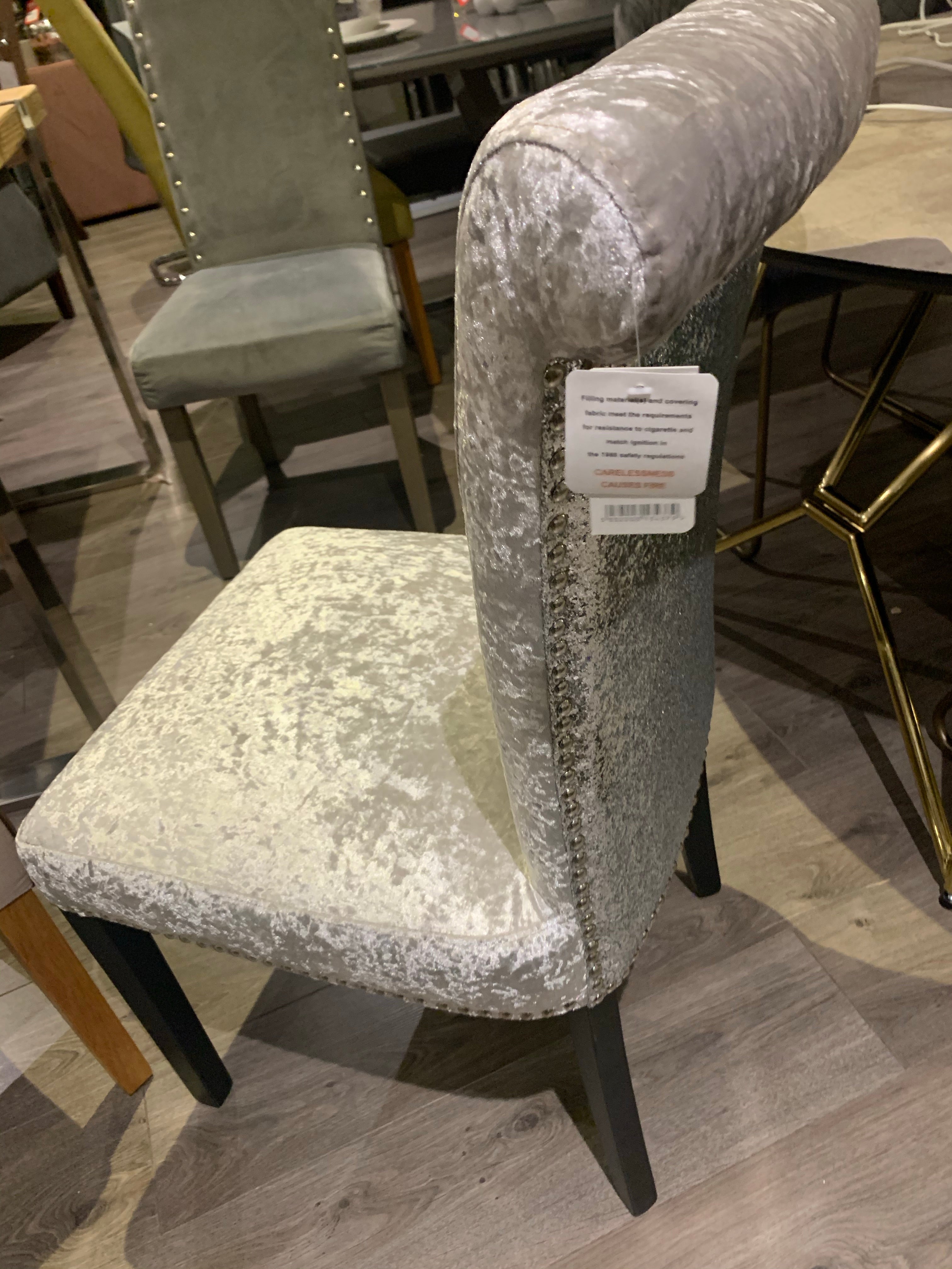 Glitter back chair Click n Collect