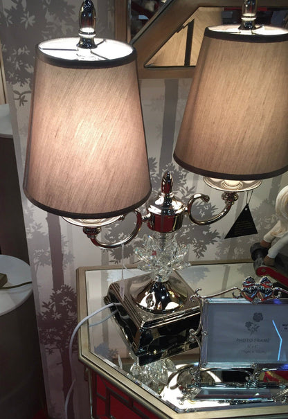 Stunning Twin head table lamp special  at clearance price Instore
