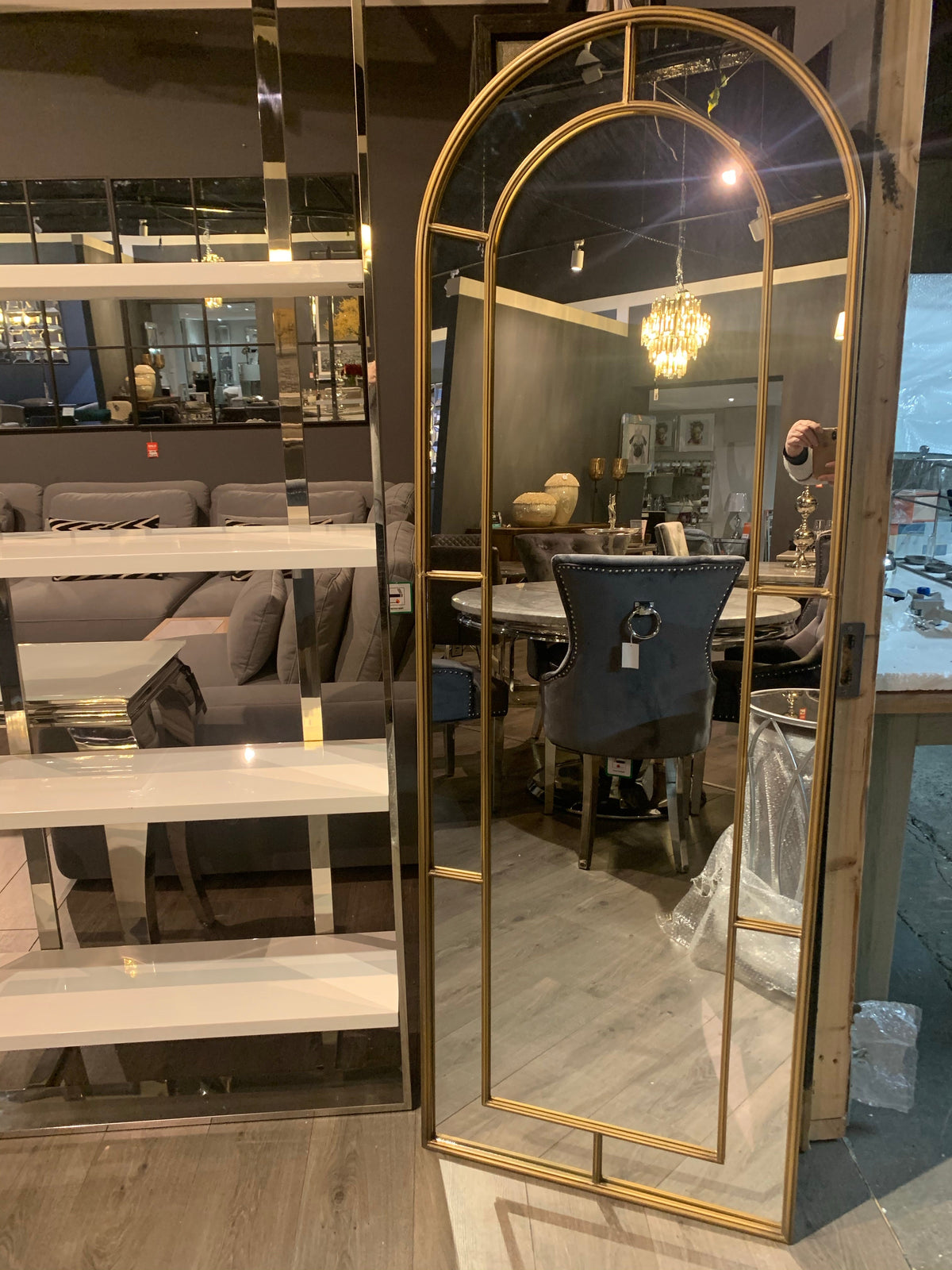 Full length window arch mirror 180 cm