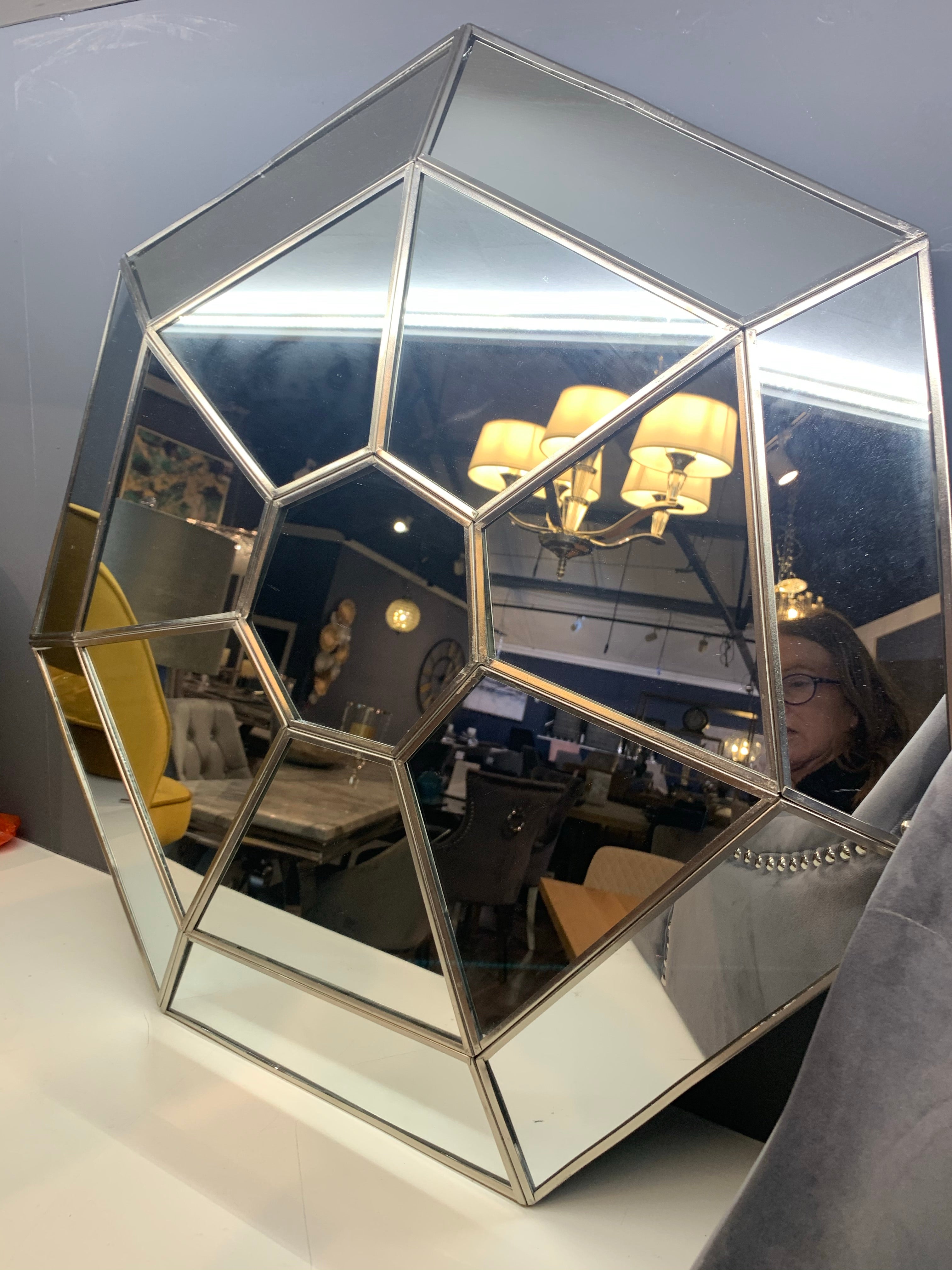 Octagonal facet mirror  clearance offer