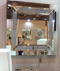 Large Milano Diamonte  Wall Mirror for collection only