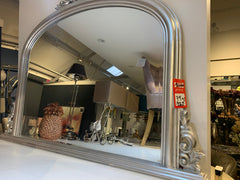 Overmantle Silver Classic Mirror click n collect