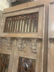 Pair of Large Rustic Mirror Door mirrors sold as seen