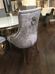 Bellingham Knockerback Dining Chair   w polished legs disposal sale Instore only