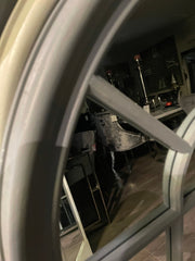 Loren Large window mirror grey