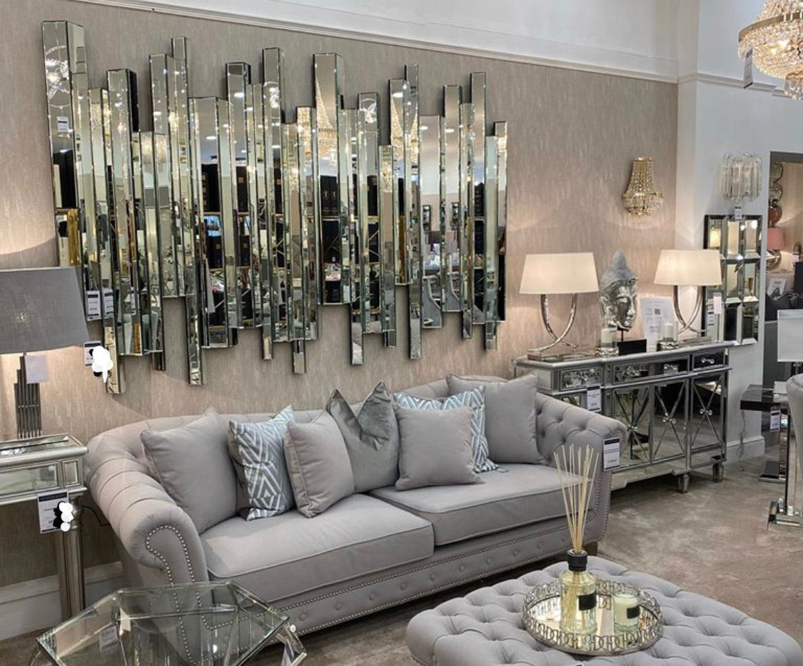 Prism Elan mirror 2 x set   Showstopper SHOWHOUSE  mirrors x pair of 2