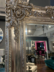 Alexia Extra large leaner mirror in champagne silver gilt.