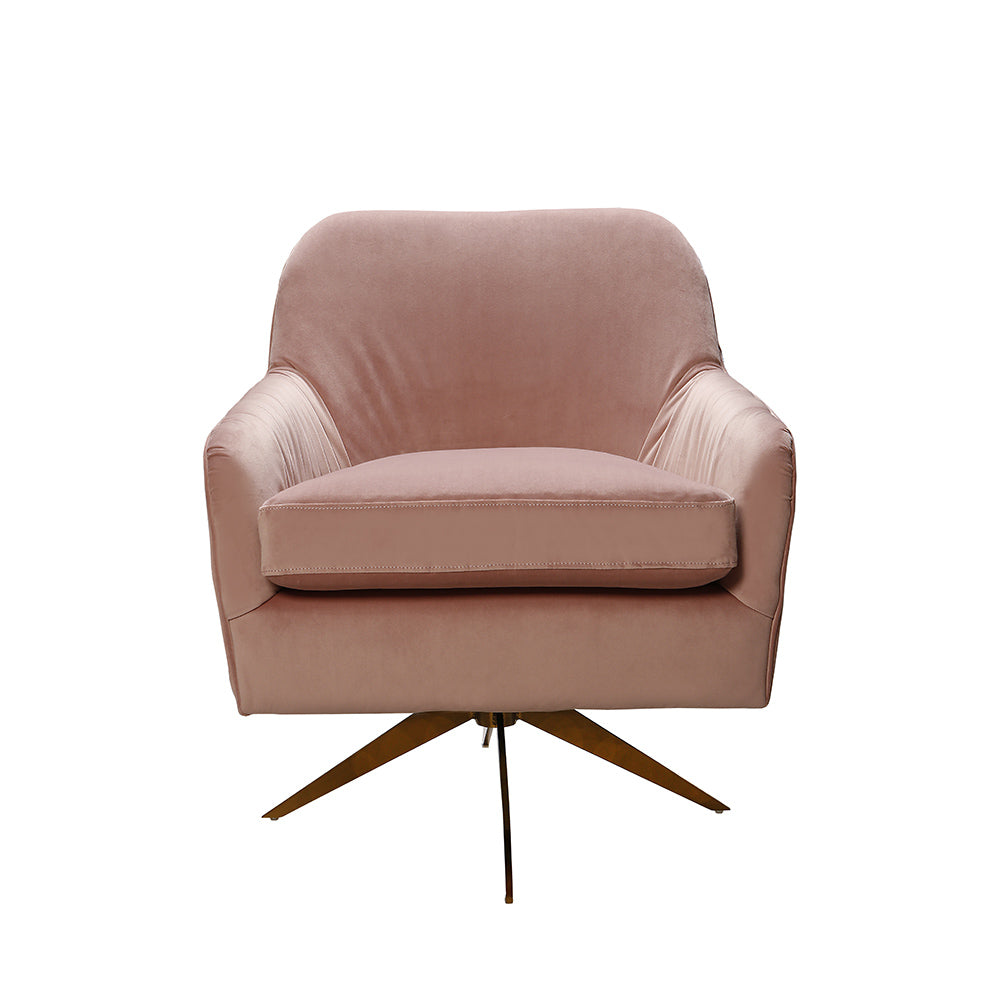 Sia  swivel  Chair in blush pink totally stunning ! Reduced for collection or pay delivery