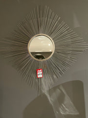 Wall art mirror  Spoke design 136 CLEARANCE Click N Colllect