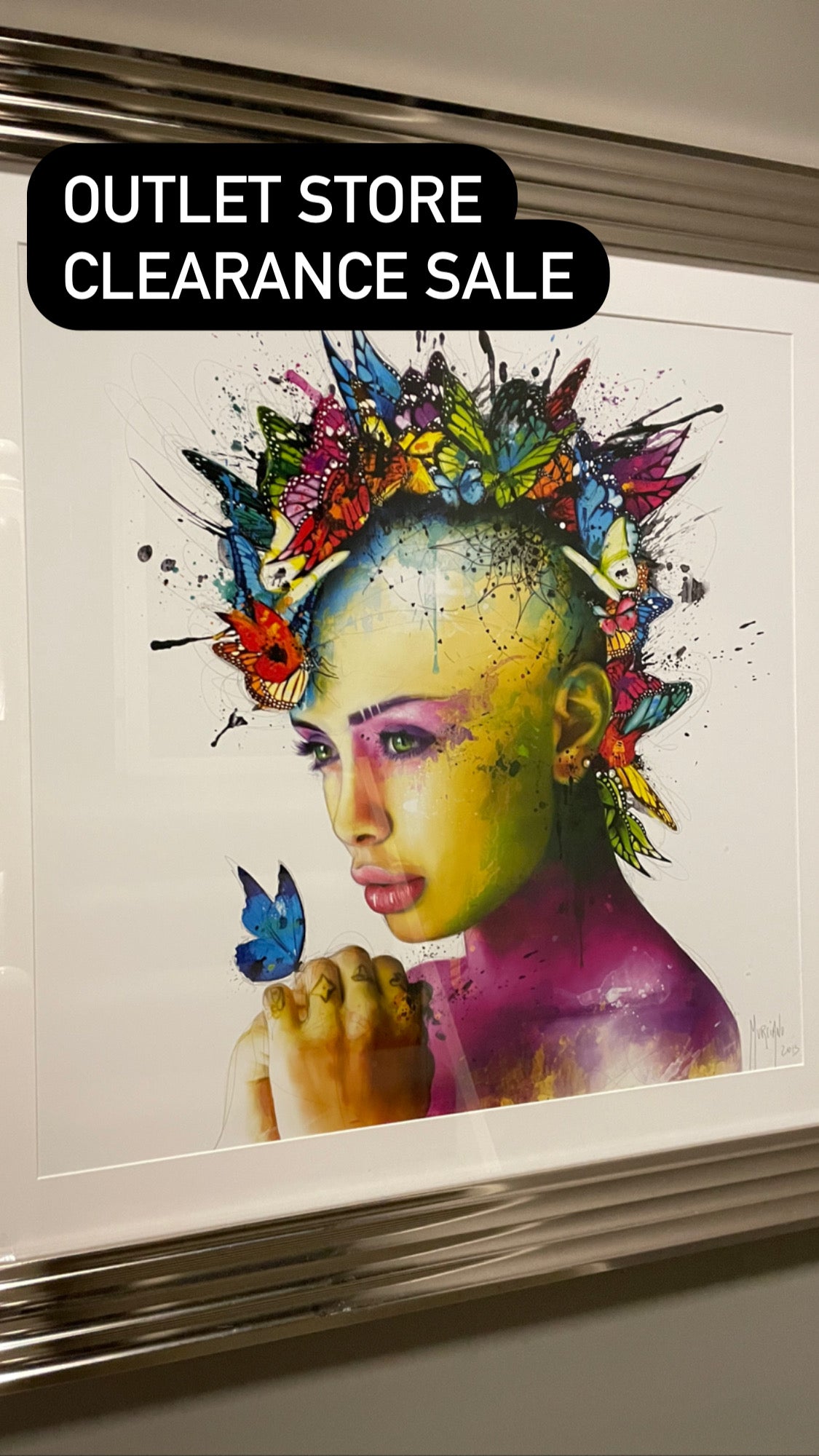 Murciano Power Of Love LARGE  stunning  85 x 85cm HALF PRICE !  instore  collect