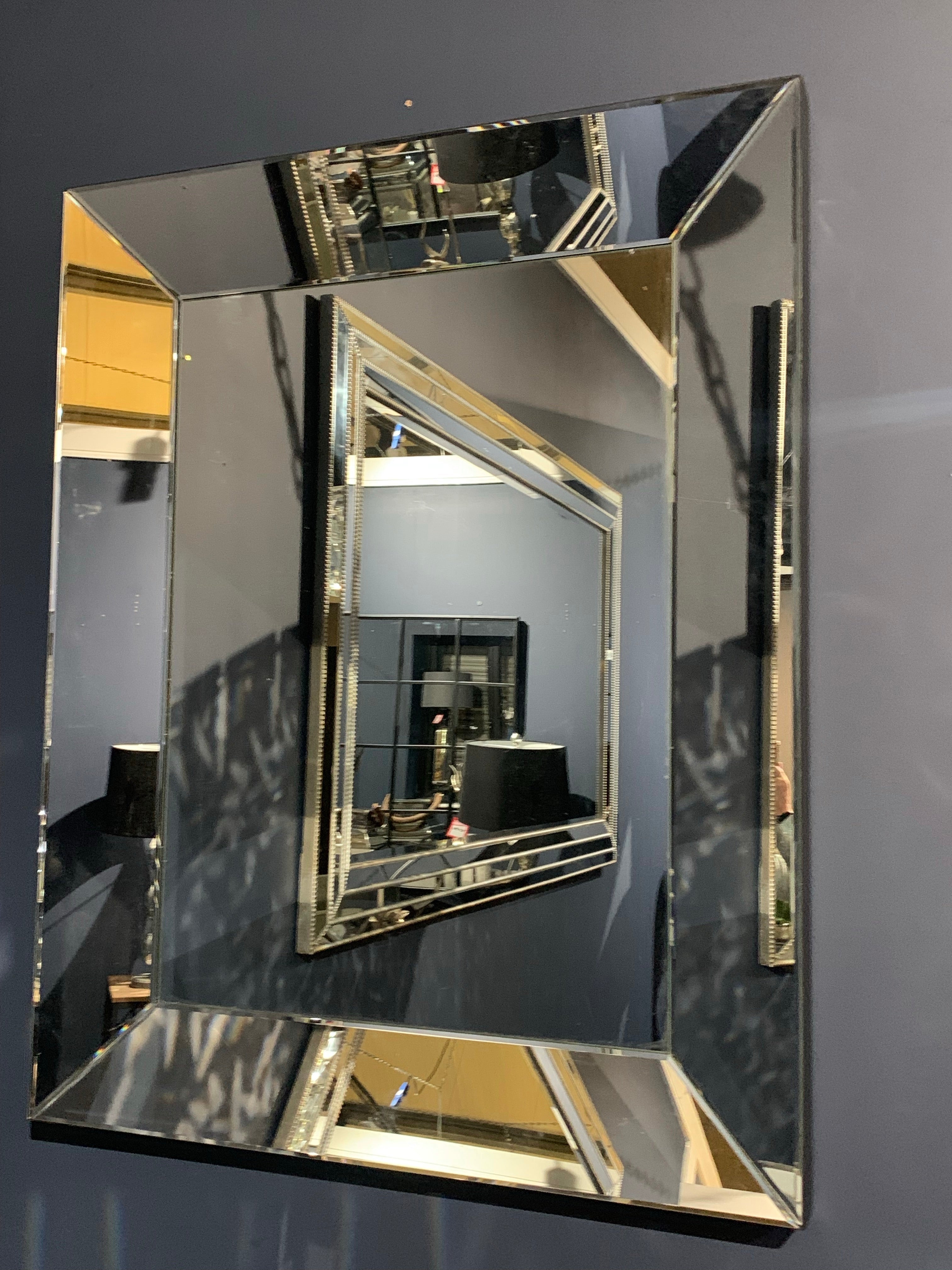 Mitre Bevelled edge Venetian Frameless Mirror disposal clearance