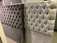 Headboards clearing all one price 150 each for collection today incl WHITE CRUSHED VELVET !