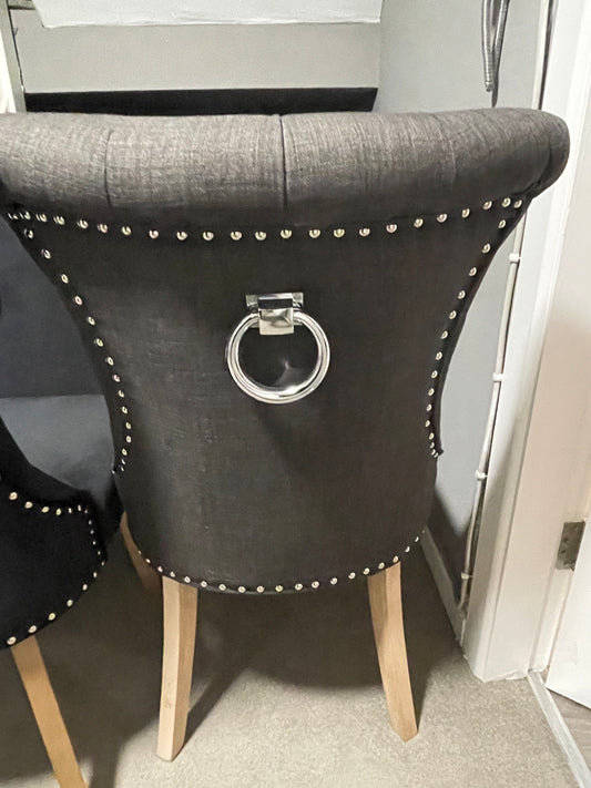 Studio 54 Rocha  knocker back dining chair hotel quality velvet last of stock on clearance offer