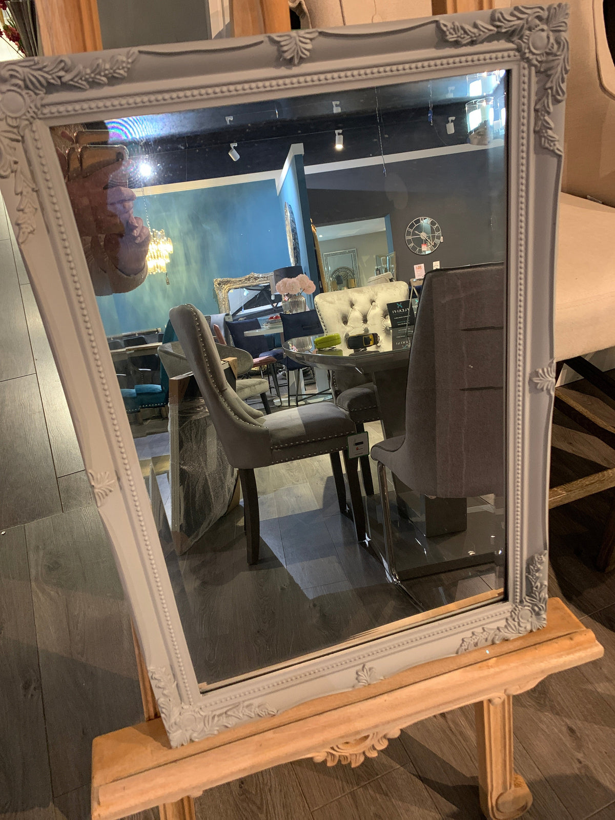 French mirror 47 x 67 cm sold as seen , available Instore only