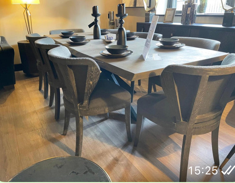 Maison linen dining  chairs half price deal purchase in the  store only