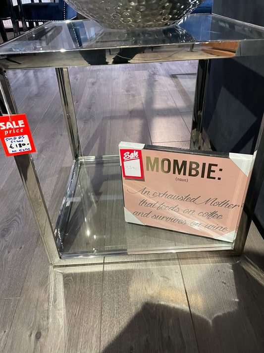 Libra end table to clear  Instore purchase only