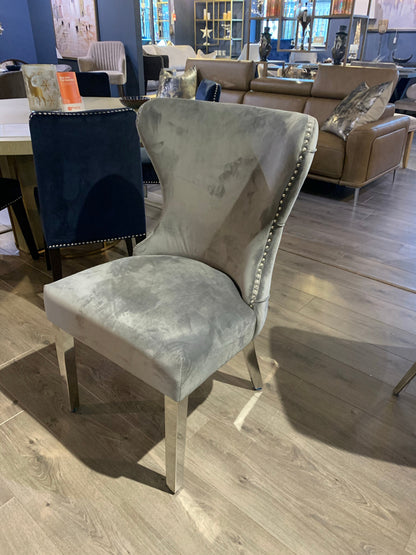 Chelsea velvet luxury dining chair set of 2 on clearance view instore for collection