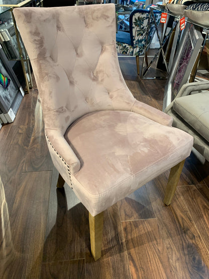 Sandrine velvet dining chair in GREEN buy in the store only