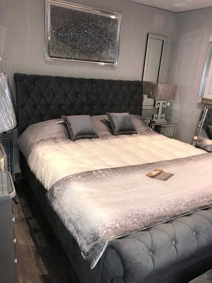 Kildare Double bed Grey SALE REDUCED