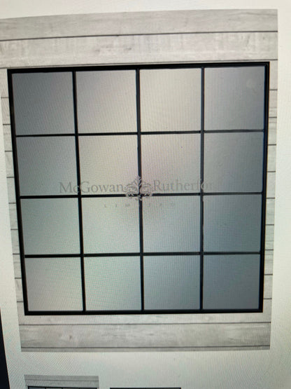 16 section McG black window mirror. Reduced  almost half price