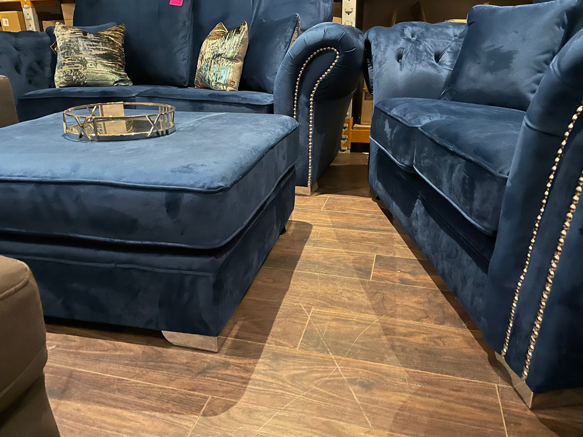 Bellini 1 seaters with spill resistant velvet  fabric  last one on clearance offer Instore only