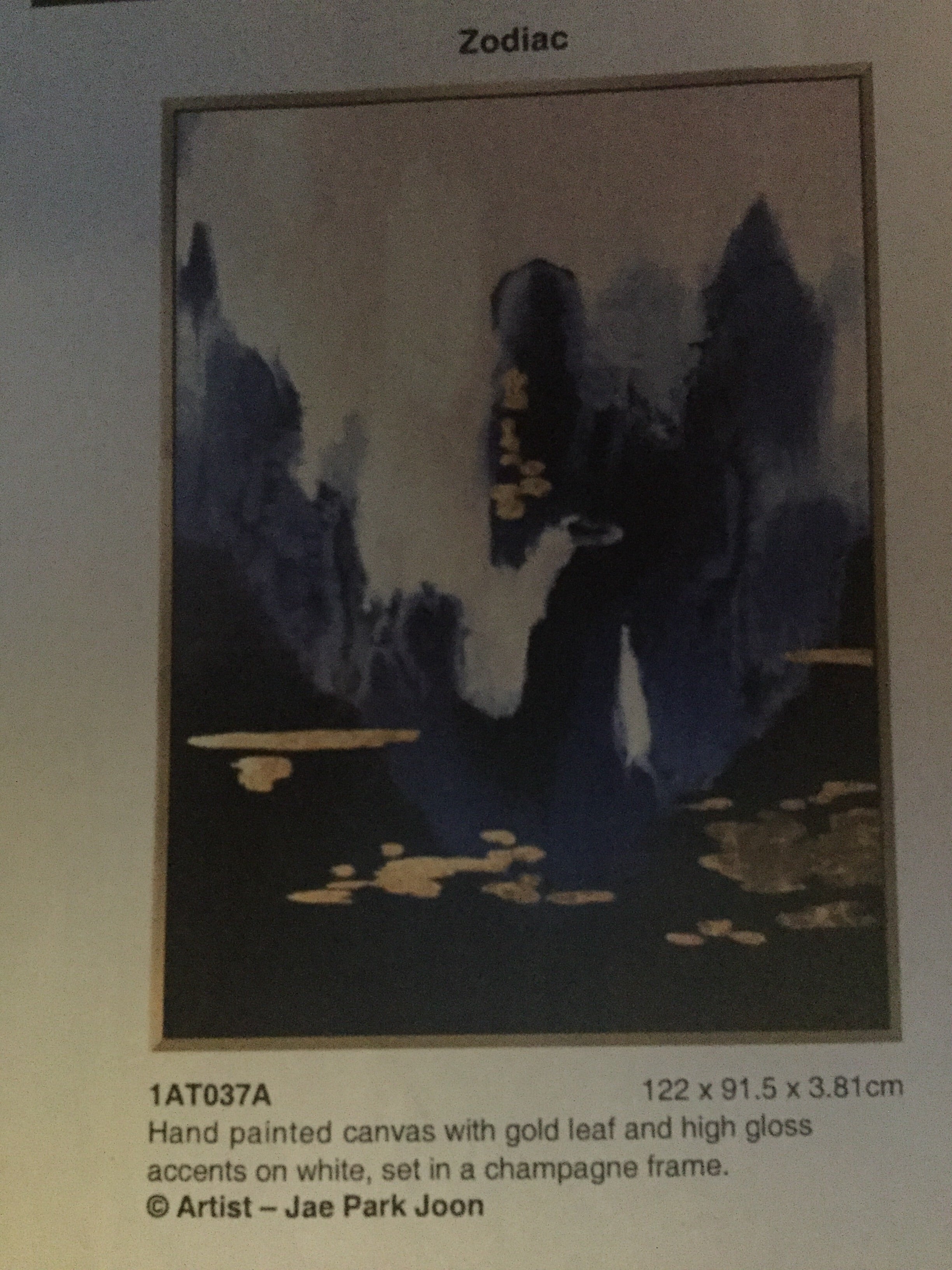 Zodiac wall art by Scatterbox