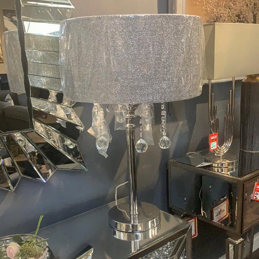 Versailles Table Lamp  577   with crushed diamond glitter shade  CLEARANCE for collection only