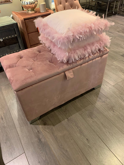 Value filled  with inner , Feather edge  Cushion Pink
