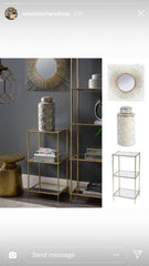 Mylas 3 tier shelf unit CLEARANCE SALE   Half price . Instore payment only.