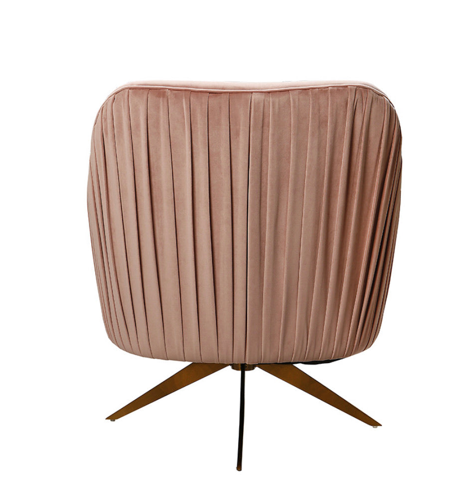 Sia  swivel  Chair in blush pink totally stunning ! Reduced for collection or pay delivery