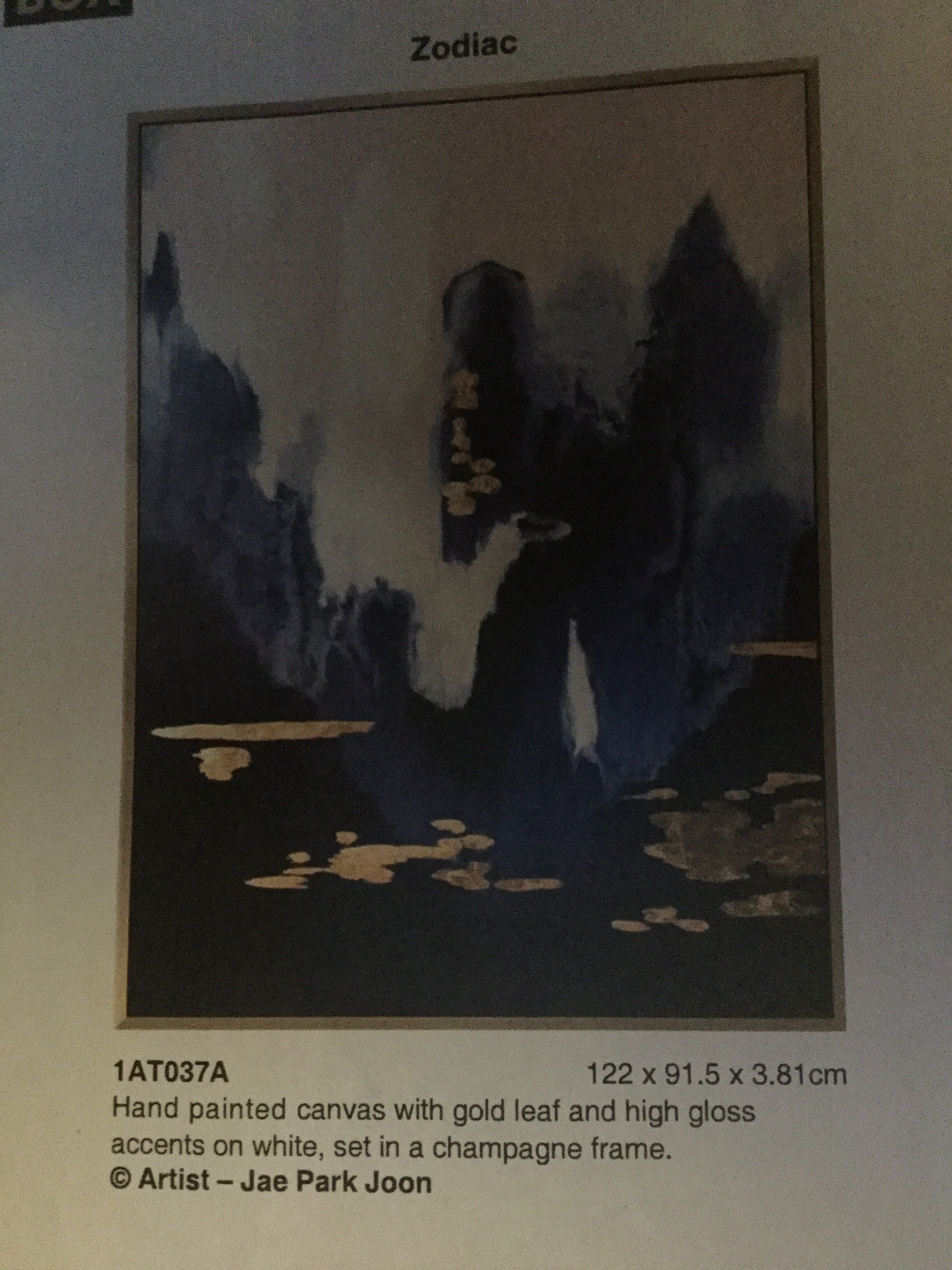 Zodiac wall art by Scatterbox