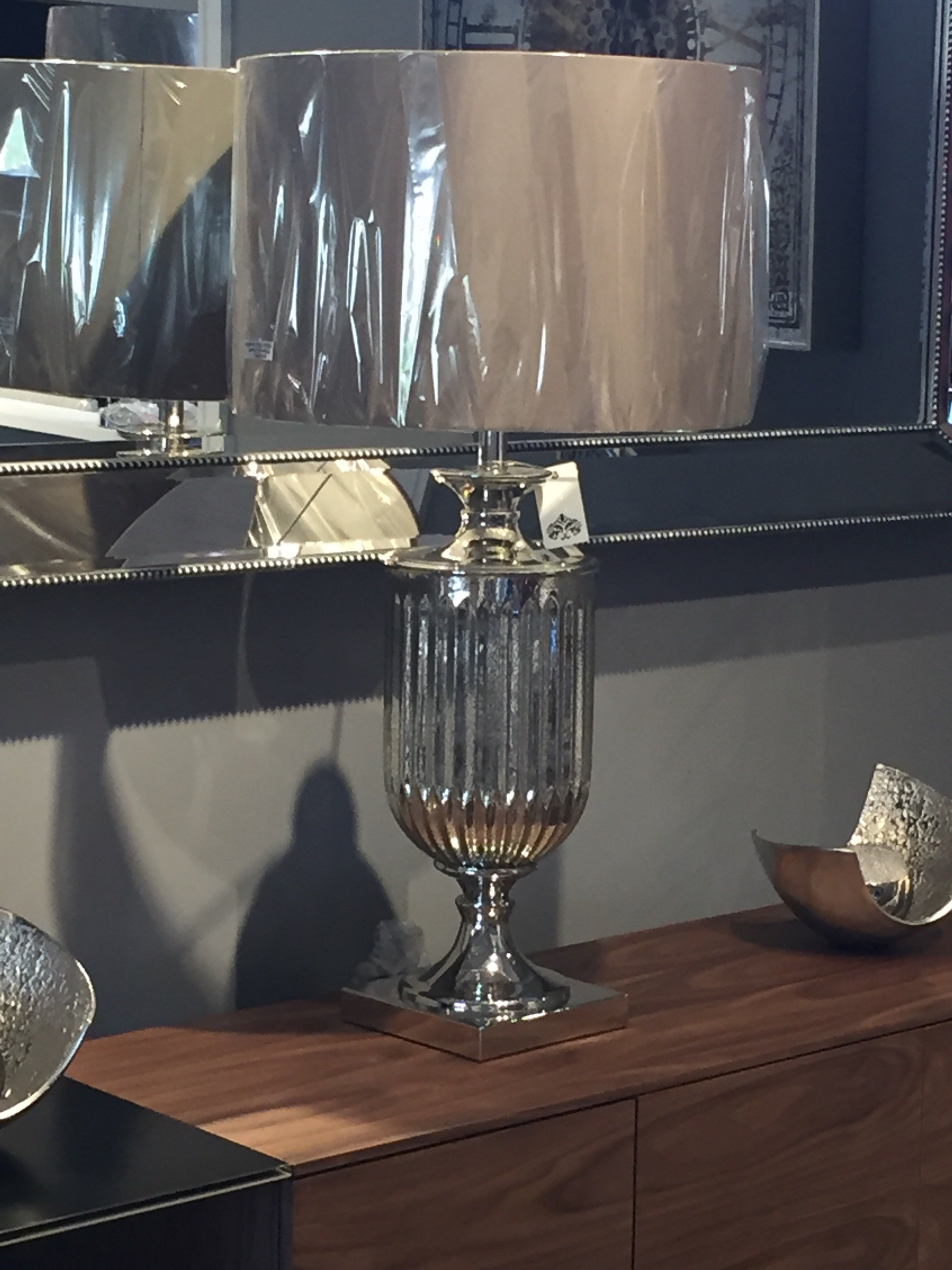 X Large Venetian Studded Frame Mirror Instore purchase only