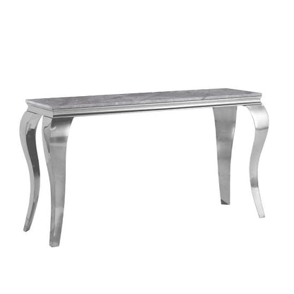 Elm Mayfair large console table with polished legs