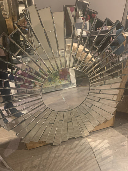 Damaged round prism mirror   100 Cm for Quick sale Click N Collect