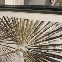 Black and Gold Leaf Art Picture click n collect