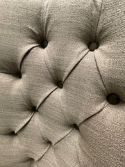 Hunter occasional chair less than HALF PRICE linen with contrast piping Instore only