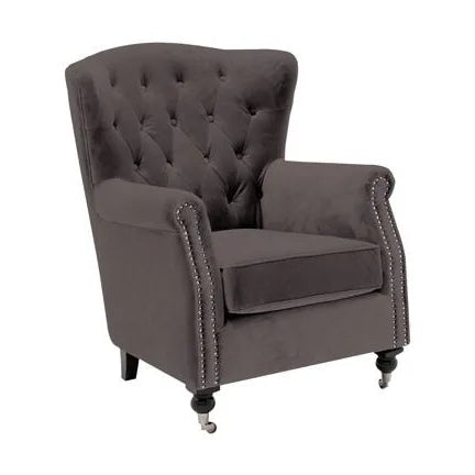 Belfield chesterfield  wing back  1 seater  reduced instore purchase only