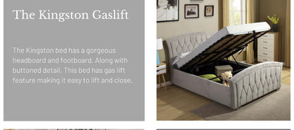 Kingston Gas lift bed in  double is the perfect bed