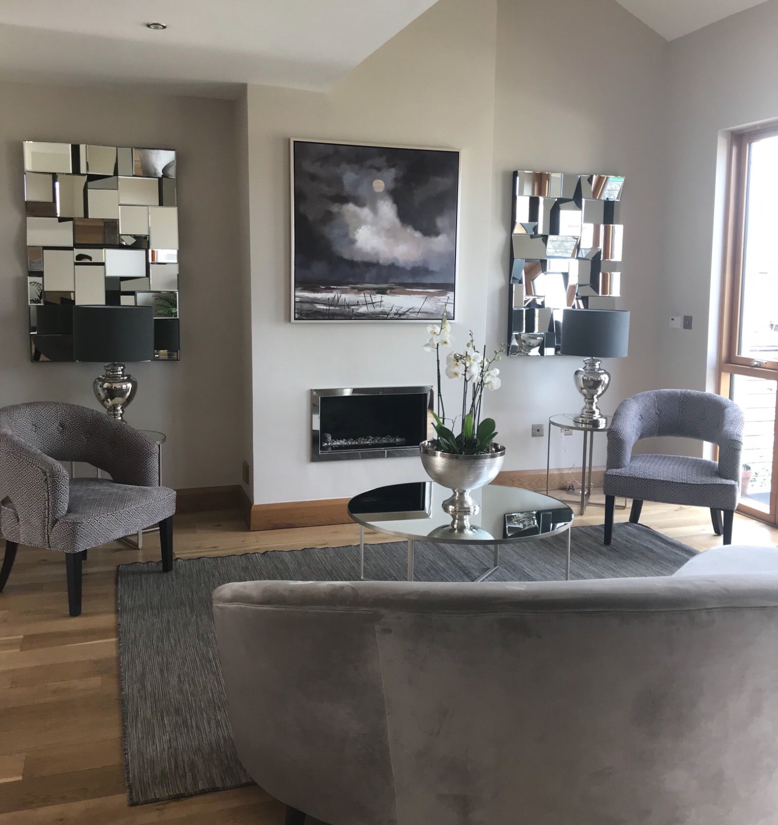 Large Earthquake  Mirror frameless 120x 80 cm  reduced to less than half price .collect or arrange delivery