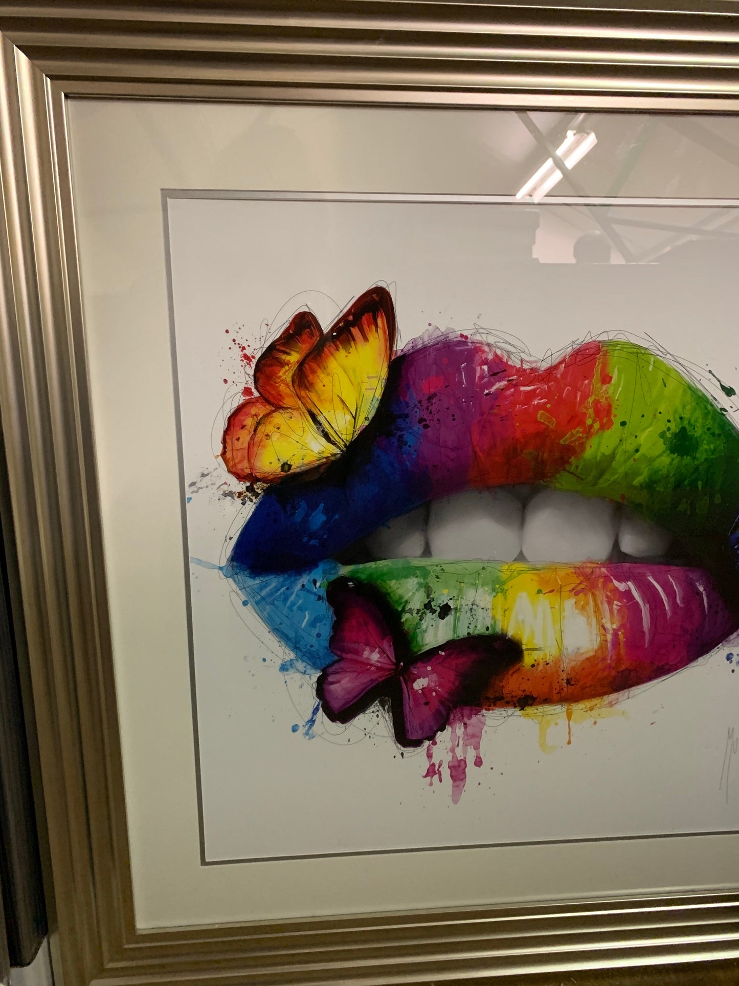 Butterfly Kiss with Stunning  frame Instore purchase