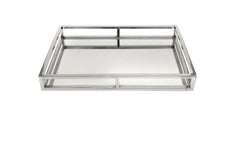 Rectangle mirrored tray medium Instore only