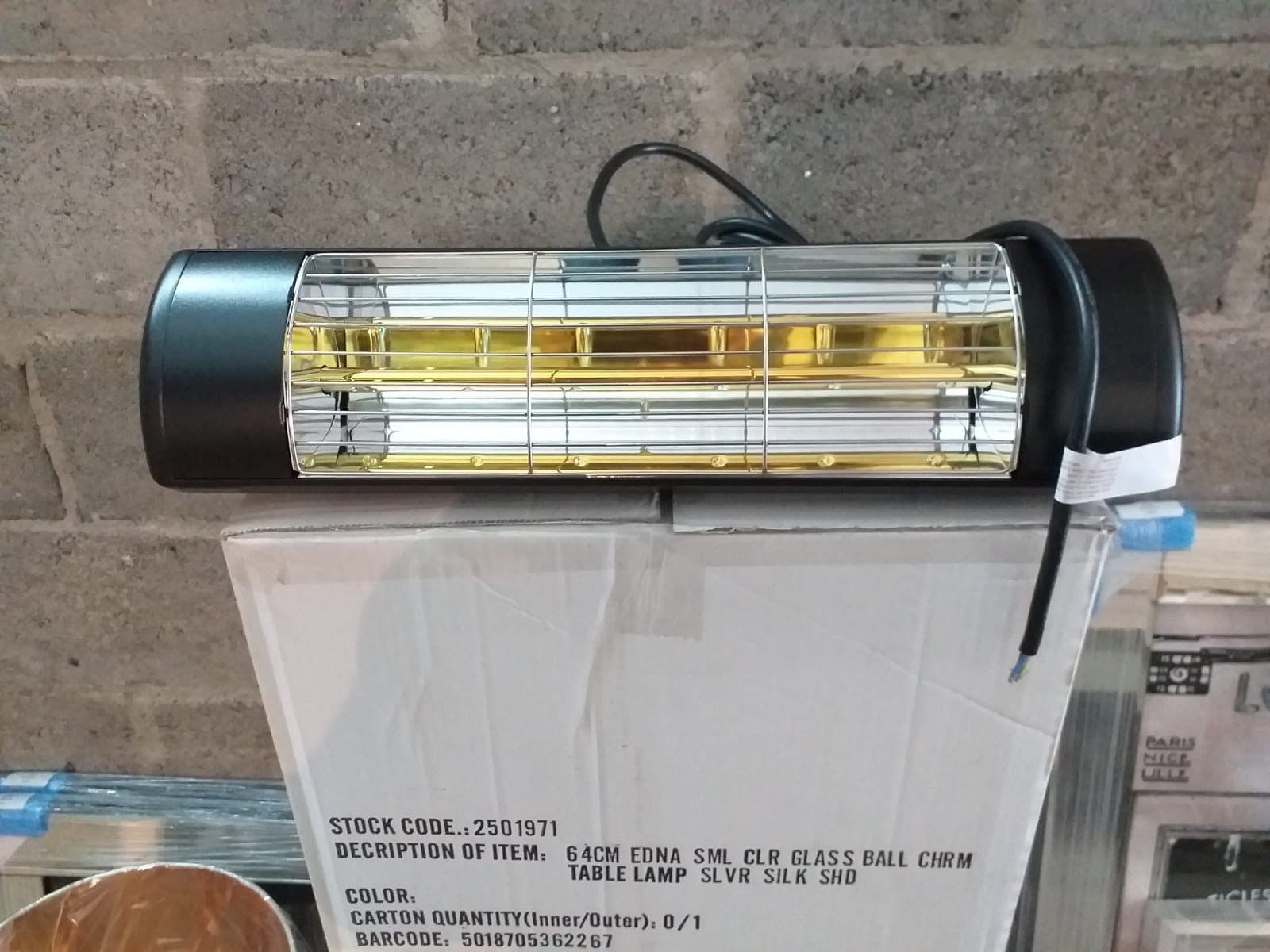 Infra Red  powerful patio heaters Top quality less than half price offer !! Click n Collect