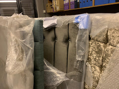 Venture headboard clearance selection  Single grey sold as seen view in depot