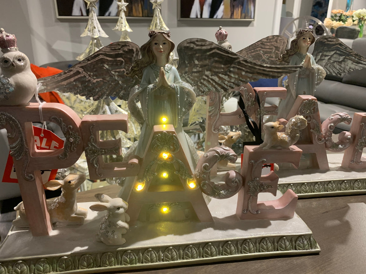 Peace LED  Christmas sculpture. Click N Collect only